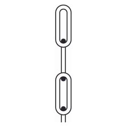 Walraven Kette DIN5685 26x5,4mm Gesamtlänge 30m Stärke 3mm, Edelstahl V2A... WALRAVEN-0917015 8712993541560 (Abb. 1)