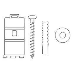 Walraven Pacifyre Befestigungsset EFC, inkl. Haken, 2132100602... WALRAVEN-2132100602 8712993923250 (Abb. 1)