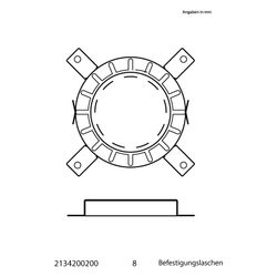 Walraven Pacifyre Brandschutzmanschette AWM II 200mm, für un-/gedämmte brennbare R... WALRAVEN-2134200200 8712993598557 (Abb. 1)