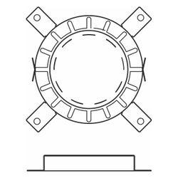 Walraven Pacifyre Brandschutzmanschette AWM II 32mm, für un-/gedämmte brennbare Ro... WALRAVEN-2134032034 8712993598335 (Abb. 1)