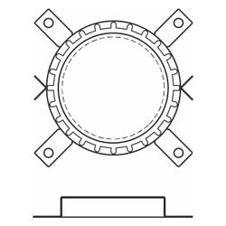 Walraven Pacifyre Brandschutzmanschette AWM III 75mm, für brennbares Rohr... WALRAVEN-2135075077 8712993598618 (Abb. 1)