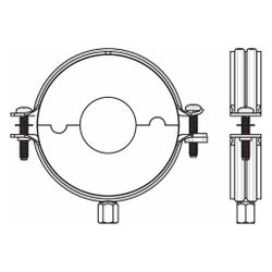 Walraven Bisofix Kälteschelle E32, Gewinde M16, -45 bis 105 Grad C, für Rohrdurchmes... WALRAVEN-22115168 8712993981229 (Abb. 1)