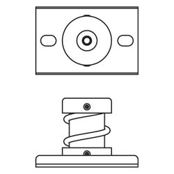 Walraven VibraTek Stahlfederdämpfer MS-1, Gewinde M8 max. 50N, 70x106x71,5mm... WALRAVEN-2800300050 8719942045339 (Abb. 1)