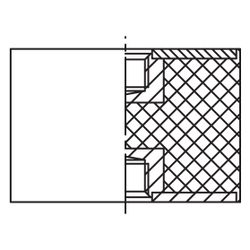 Walraven VibraTek Schwingungsdämpfer SB-FF max. 750N, M8 2x Innengewinde 40x40mm... WALRAVEN-2801600750 8719942047234 (Abb. 1)
