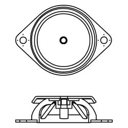 Walraven VibraTek Gummi-Metall-Dämpfer MR-B, Innengewinde M8 Maximallast 750N... WALRAVEN-2801800750 8719942047531 (Abb. 1)