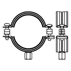 Walraven Bifix Rohrschelle 5000 G2, 200mm M8/M10 BUP1000 Fest- und Gleitschelle, EPDM... WALRAVEN-3188200 8712993163182 (Abb. 1)