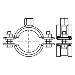 Walraven Schwerlastschelle HD1501 M16, BUP 159-169mm Zweischraubenschelle, EPDM... WALRAVEN-33168169 8712993980215 (Abb. 1)