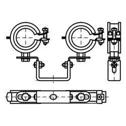 Walraven Rohrschelle Duplo KSB1, 20-23mm EPDM auf Doppelbügel, elektrolytisch verzink... WALRAVEN-3393223 8712993700967 (Abb. 1)