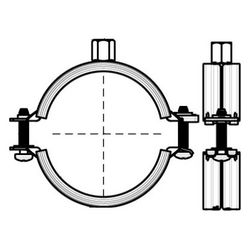 Walraven Rohrschelle KSB2, M8/M10, Durchmesser 15-19mm Zweischrauben-Rohrschelle, EPD... WALRAVEN-3396019 8712993585045 (Abb. 1)