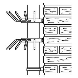 Walraven Anti-Kletter-Schelle d. 110mm, Kletterschutz für Regenrohr 80-100mm, feuerve... WALRAVEN-4191810 8712993272686 (Abb. 1)