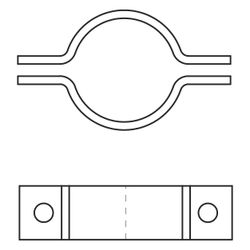 Walraven Rohrschelle DIN 3567 Typ A, Durchmesser 41-43mm DN 32, Stahl... WALRAVEN-46100043 8719942981958 (Abb. 1)