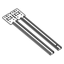 Walraven Britclips Montageschiene RSWB 440mm, ausziehbar 360-630mm, für Schnellmonta... WALRAVEN-59491624 8712993079162 (Abb. 1)