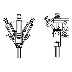 Walraven Gelenkträgerklammer Modell E, für Trägerflansch bis 24mm, G M10x40... WALRAVEN-6076000 8712993542086 (Abb. 1)