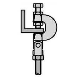 Walraven Gelenkträgerklammer Modell P, für Trägerflansch bis 17mm, elektrolytisch ver... WALRAVEN-6078010 8712993542215 (Abb. 1)