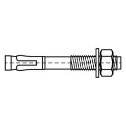 Walraven Bolzenanker MKT BZPlus, M12x110mm, für Beton und Stein, Stahl elektrolytisch... WALRAVEN-6093215 8712993877904 (Abb. 1)
