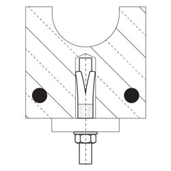 Walraven Hohldeckenanker WHC, M8x44mm für Spannbeton-Hohldeckenplatten, elektrolytisc... WALRAVEN-6096408 8719942032155 (Abb. 1)
