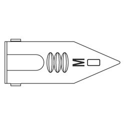 Walraven Einschlagdübel WPF, 12x30mm für Gipskarton, ohne Schrauben, elektrolytisch v... WALRAVEN-6110092 8719942007603 (Abb. 1)