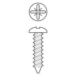 Walraven Blechschraube DIN 7981, 4,8x16mm Zylinderkopf, elektrolytisch verzinkt... WALRAVEN-6174516 8712993370313 (Abb. 1)