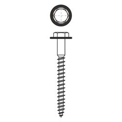 Walraven Sechskantholzschraube DIN 571, H8x50mm SW13 Sechsrund T30, angeformte U-Sche... WALRAVEN-6183805 8712993370443 (Abb. 1)