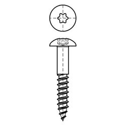 Walraven RapidRail Schraube Sechsrund T30, 6x40mm, für Schiene WM0-35, elektrolytisc... WALRAVEN-61843640 8712993985654 (Abb. 1)