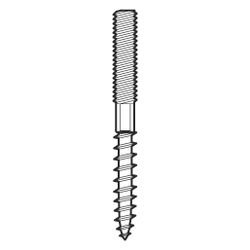 Walraven Stockschraube M10x160mm, mit Sechskant, Edelstahl 1.4301... WALRAVEN-6287016 8712993091218 (Abb. 1)