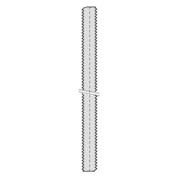 Walraven Gewinderohr EN 10255 BUP1000, Länge 2m Gewinde 1", Stahl... WALRAVEN-6298233 8719942012270 (Abb. 1)