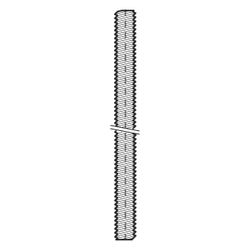 Walraven Gewindestange DIN 976-1, Länge 1m Gewinde M8, elektrolytisch verzinkt... WALRAVEN-6303008 8712993006441 (Abb. 1)