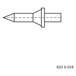 Walraven Einschlagdübel ohne Bohren für Walraven Befestigungsschellen, gehärteter Sta... WALRAVEN-6330018 8712993330942 (Abb. 1)