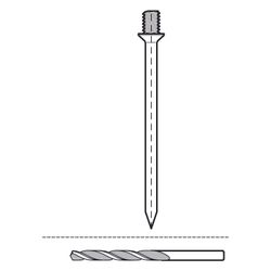Walraven Einschlagdübel M6x30mm, gehärteter Stahl elektrolytisch verzinkt... WALRAVEN-6333630 8712993003082 (Abb. 1)