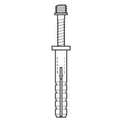 Walraven Schlagdübel mit Gewinde M6x40mm, inkl. vormontiertem Dübel, Polyamid, elektr... WALRAVEN-6373640 8712993283033 (Abb. 1)
