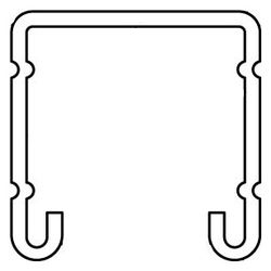 Walraven RapidStrut Montageschiene, Trapezblechschiene C-Profil 41x41mm Länge 1,0m... WALRAVEN-6505644100 8712993957880 (Abb. 1)