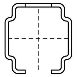 Walraven RapidRail Montageschiene C-Profil, 38x40mm Länge 2m, sendzimirverzinkt... WALRAVEN-6505235 8712993850266 (Abb. 1)