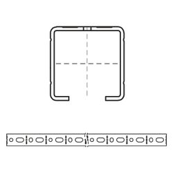 Walraven RapidRail Montageschiene C-Profil, 30x15mm Länge 2m mit Schnittmarkierunge... WALRAVEN-650530152 8719942084222 (Abb. 1)