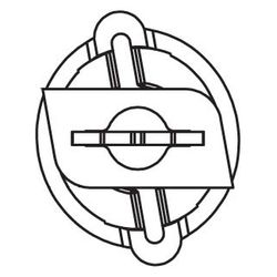 Walraven RapidRail Schiebemutter M8, mit Unterlegscheibe und Federring für RapidRail-... WALRAVEN-6513108 8712993314157 (Abb. 1)