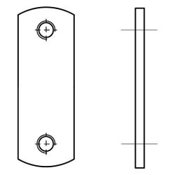 Walraven Doppelschiebemutter M8, für RapidRail Schienen, Stahl elektrolytisch verzink... WALRAVEN-6513208 8712993283613 (Abb. 1)