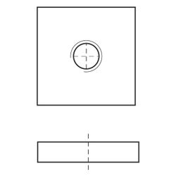 Walraven Strut Vierkantschiebemutter, M16 35x35x10mm, BUP, 65178016... WALRAVEN-65178016 8712993141326 (Abb. 1)