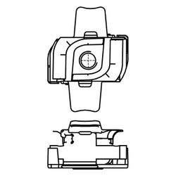 Walraven RapidStrut Flügelmutter M8 mit Fixierhilfe, BUP, Stahl... WALRAVEN-651868008 8712993890972 (Abb. 1)