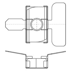Walraven Maxx Flügelmutter M12, Stahl 1.0332, Edelstahl, 651867112... WALRAVEN-651867112 8719942088619 (Abb. 1)
