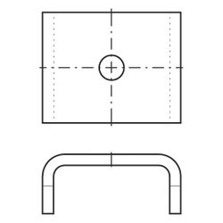 Walraven Strut Unterlegscheibe U, 40x50x21,5mm Innendurchmesser 13mm, brandgeprüft, 1... WALRAVEN-6571012 8712993571062 (Abb. 1)