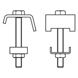 Walraven RapidRail Schienenträgerklammer 53x50x60mm, elektrolytisch verzinkt... WALRAVEN-6583060 8712993284207 (Abb. 1)