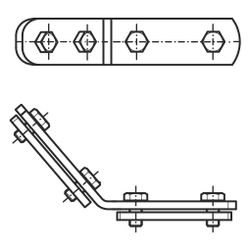 Walraven Schienenverbinder 135 Grad mit Schiebemutter, für RapidRail-Schienen, elektr... WALRAVEN-6583113 8712993284245 (Abb. 1)