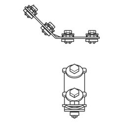 Walraven RapidRail Verbinder lang/lang 135 Grad, mit 4 Schiebemuttern vormontiert, el... WALRAVEN-6584051 8712993314249 (Abb. 1)