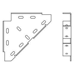 Walraven RapidRail Knotendreieck 200x200x33mm, elektrolytisch verzinkt... WALRAVEN-6593010 8712993284429 (Abb. 1)