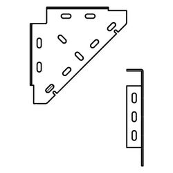 Walraven RapidRail Winkelkonsole 200x200x33mm, elektrolytisch verzinkt... WALRAVEN-6603010 8712993284474 (Abb. 1)