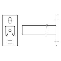 Walraven RapidStrut Wandkonsole 41x41, Länge 600mm, Edelstahl V4A... WALRAVEN-6607864 8712993312962 (Abb. 1)