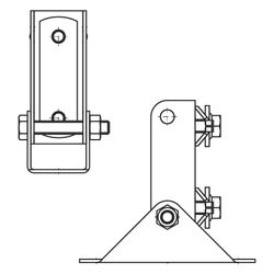 Walraven RapidRail Gelenkhalter 99x34x107mm, elektrolytisch verzinkt... WALRAVEN-6613250 8712993533534 (Abb. 1)