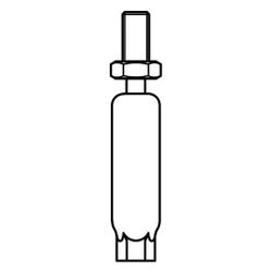 Walraven Kugelgelenk, Länge 74mm M10x15mm einfache Höhenverstellung, Kontrollloch, el... WALRAVEN-6642110 8712993284863 (Abb. 1)