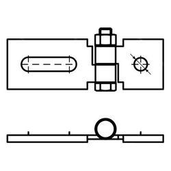Walraven Strut Gelenkverbinder kurz/lang BUP, 40x80mm stufenlos verstellbar... WALRAVEN-66581822 8712993840038 (Abb. 1)