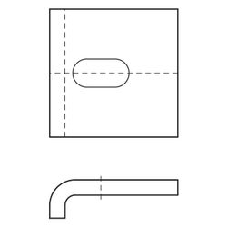 Walraven Strut Trägerklemmplatte, M10 für Flanschstärke bis 15mm, elektrolytisch ver... WALRAVEN-66583741 8712993189274 (Abb. 1)