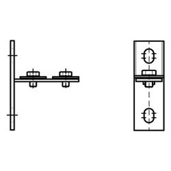 Walraven Strut Stirnflansch waagerecht, für RapidStrut-Schienen 41x21/41/21D, elektr... WALRAVEN-66583801 8712993906475 (Abb. 1)